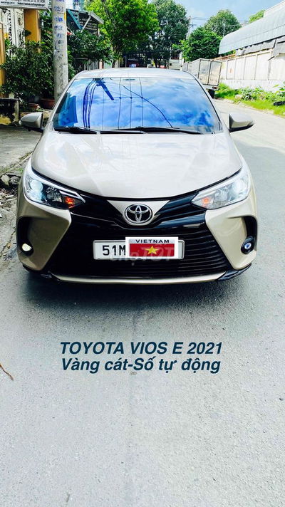Toyota Vios E,1.5 AT -màu vàng cát,Xe GĐ (Tự Động