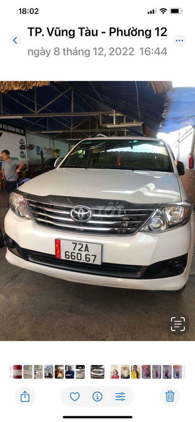 Toyota Fortuner 2013 Trắng 89825 km