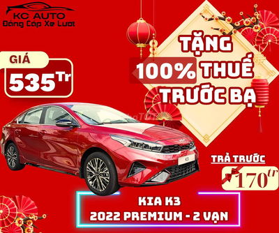 Kia K3 2022 1.6L Premium Đỏ siêu lướt đi 2,1 vạn