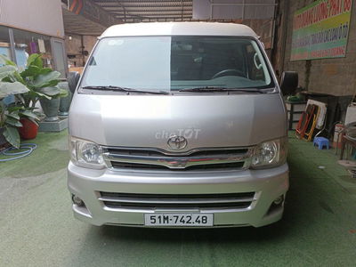 Toyota Hiace 2012 Wagon 2.7MT xăng xịn 10c