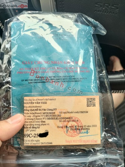 Xe Mitsubishi Triton Athlete 4x4 AT 2022
