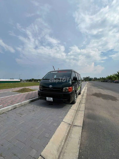 Toyota Hiace 2008 Hạ tải van máy xăng đã dọn đẹp