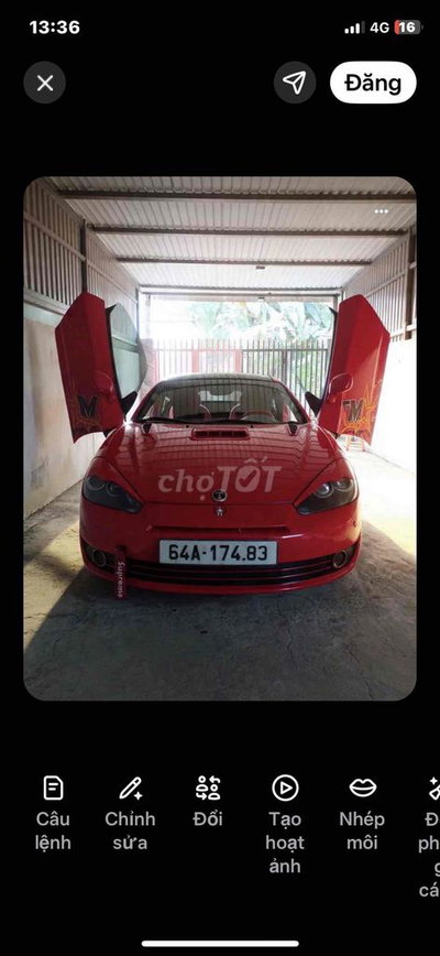 Huynhdai Thể Thao 2 Cửa Đỏ