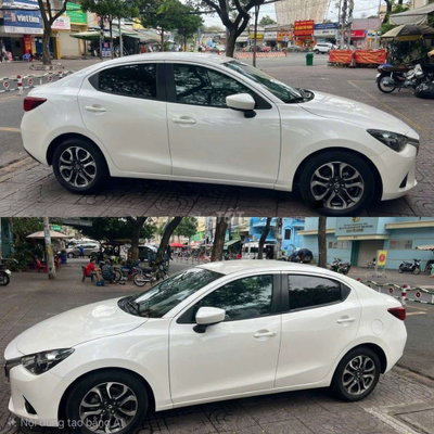 Mazda 2 2015 Trắng 100.000 km
