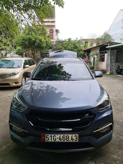 Hyundai Santa Fe 2017 Dầu xanh xám