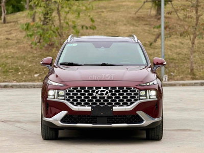 Hyundai Santafe 2.5L xăng cao cấp 2024 màu đỏ