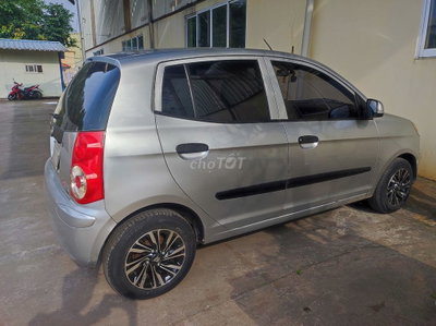 Kia morning van 2010 HQ số tự động màu bạc, zin