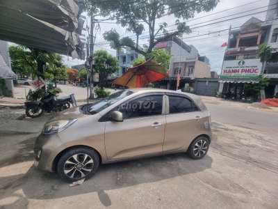 kia moning 2015 số sàn màu nâu