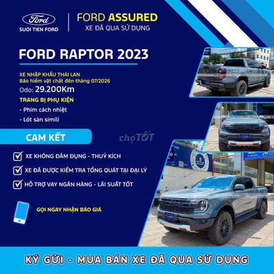 Ford Raptor 2023 Xám 29.200 km