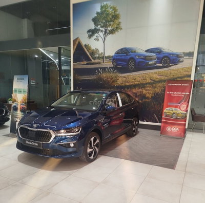 Skoda Slavia 2026 Style Xanh