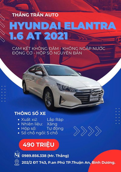 ✅Hyundai Elantra 1.6 AT sx 2021 Odo: 27.000 KM zin