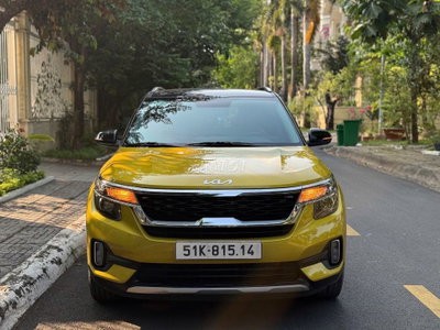 Kia Seltos 1.4L 2021 Luxury 49000km - Bản logo mới