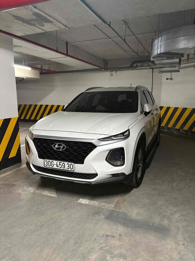 Hyundai Santa Fe 2020 màu trắng Tiêu chuẩn