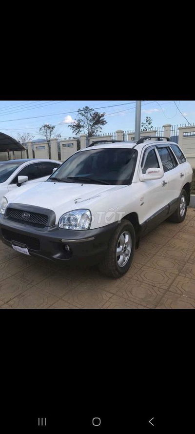 Hyundai Santafe Gold 2005 Full Trắng
