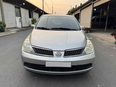 🍀Bán NISSAN TIIDA At Sx 12/2007 , màu bạc, Nhật