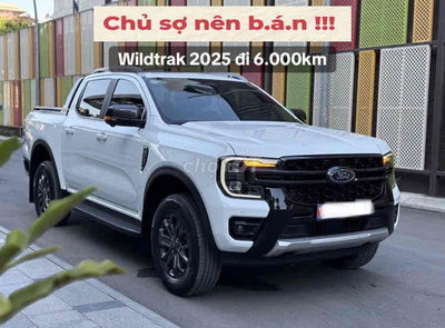 Ford Ranger wildtrak 2025 6.000km, nhiều phụ kiện