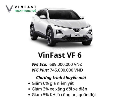 VinFast VF 6 Eco Trắng