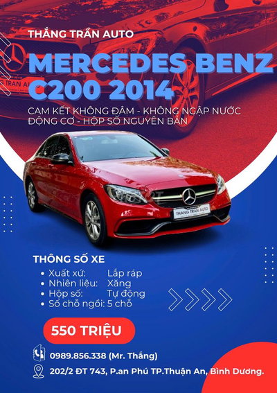 Mercedes C200 Sản xuất 2014 đăng ký 2015 siêu chất