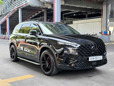Hyundai SantaFe 2022 2.2D Cao Cấp AWD 53.000km Đen