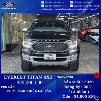 Ford Everest Titan 4x2 Sx 2020