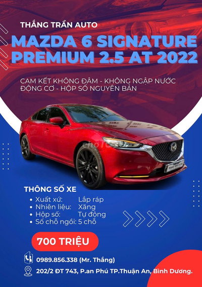 Mazda 6 2.5 Signature Premium 2022