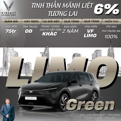 Limo Green ưu đãi tháng 4 Deal tốt LH ngay