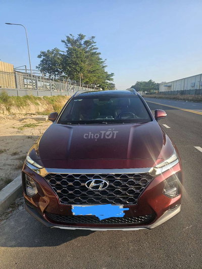 Santafe, dầu 2019 Premium 2.2L HTRAC, màu đỏ