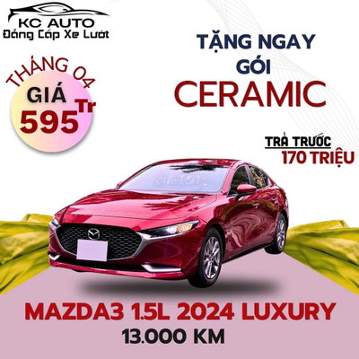 Mazda 3 2024 1.5L Luxury Đỏ siêu lướt