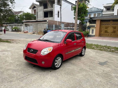 Kia Morning màu Đỏ