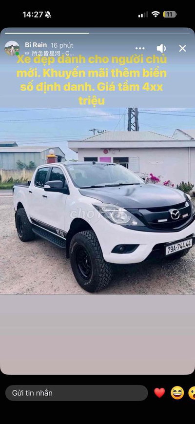 Mazda BT-50 2017 115000km Trắng