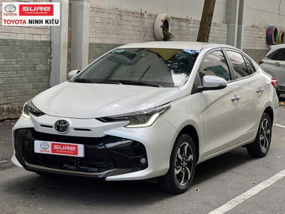 Toyota Vios 2024 1.5G 27.000 km Trắng