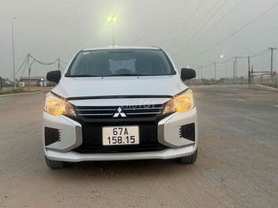 Mitsubishi Attrage 2020 Số sàn 9000 km Trắng