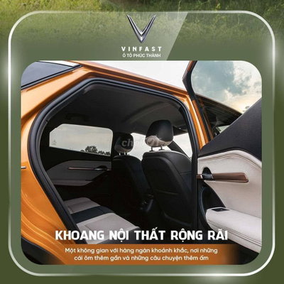 Xe ô tô điện VinFast VF 6 B-SUV màu Cam