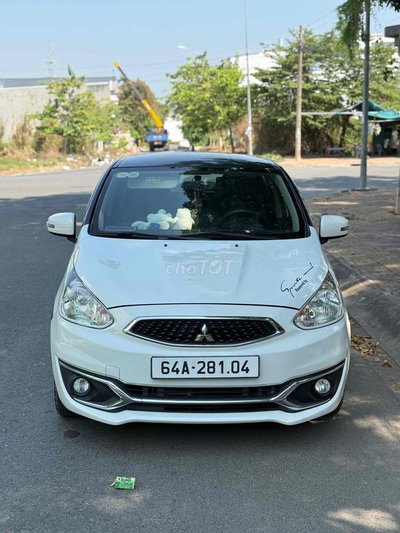 Mitsubishi Mirage CVT 2017 std Trắng nhập Thái