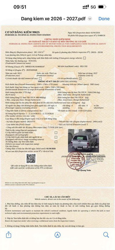 Toyota Hilux 2010 Bạc