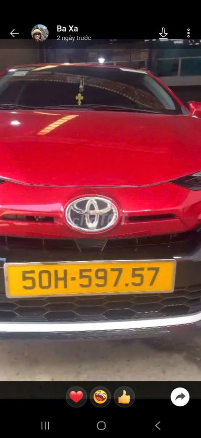 Toyota Vios Đỏ 2024. odo. 12.834 km