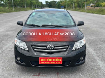 TOYOTA COROLLA ALTIS 2008 1.8GLI AT