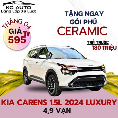 Kia Carens 2024 1.5L Luxury Trắng 49000 km