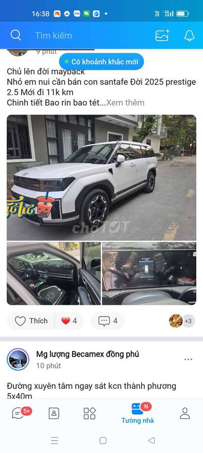 loaloa 🆘 ra Santafe 2025 nguyên zin chỉ 948t