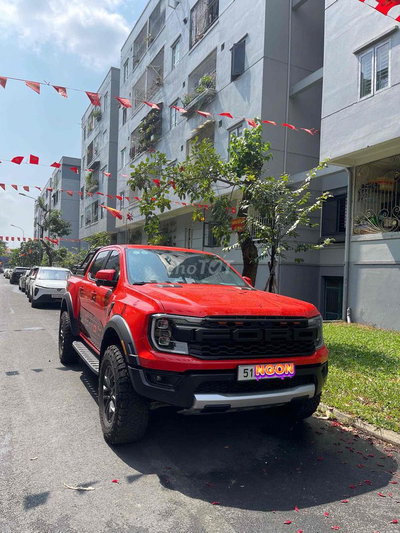 Ford Raptor 2025 Đỏ Cam 5000km Siêu Lướt