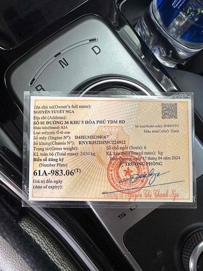 Kia Sorento MQ4 2.2 DCT 2021 Xanh