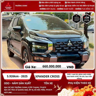 Mitsubishi Xpander Cross 2025 Đen