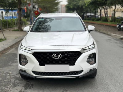 Hyundai Santafe 2021 AT dầu màu trắng