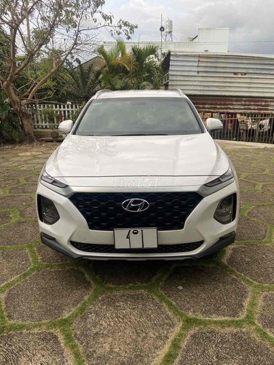 Hyundai Santafe 2020 Trắng 10 vạn km