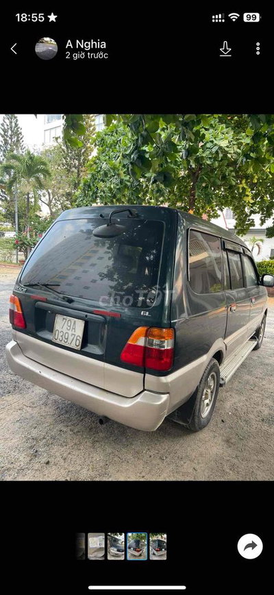 Toyota Zace GL 7 chỗ Xanh rêu