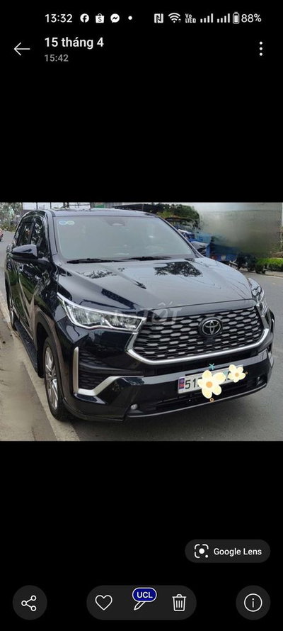 Toyota Innova Cross Hybrid 2024 25100 km xanh Đen