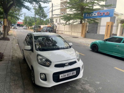 Kia Morning Trắng Số sàn, đời 2015 xe đẹp lợi xăng