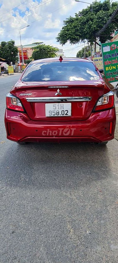Mitsubishi Attrage 2021 CVT 10.000 km Đỏ