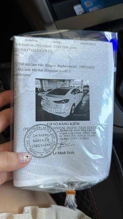 Hyundai Elantra 2016 Trắng 188897 km