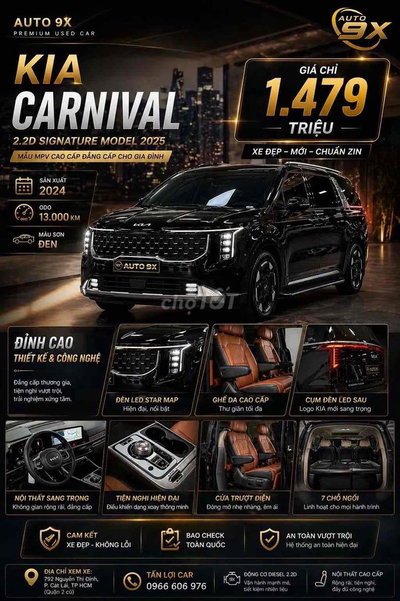 🚘 𝐊𝐢𝐚 𝐂𝐚𝐫𝐧𝐢𝐯𝐚𝐥 𝟐.𝟐𝐃 𝐒𝐢𝐠𝐧𝐚𝐭𝐮𝐫𝐞 𝐌𝐨𝐝𝐞𝐥 𝟐𝟎𝟐𝟓 - Odo 1v